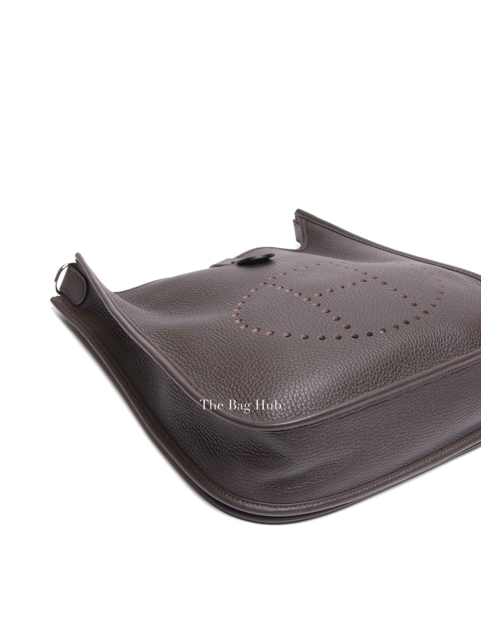 Hermes Ebene Taurillon Clemence Evelyne III PM 29 Bag PHW