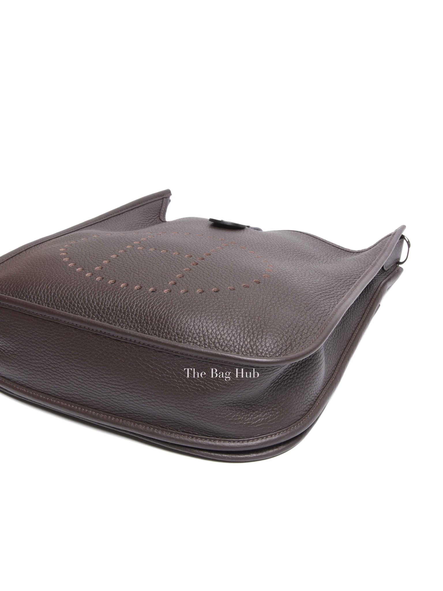 Hermes Ebene Taurillon Clemence Evelyne III PM 29 Bag PHW