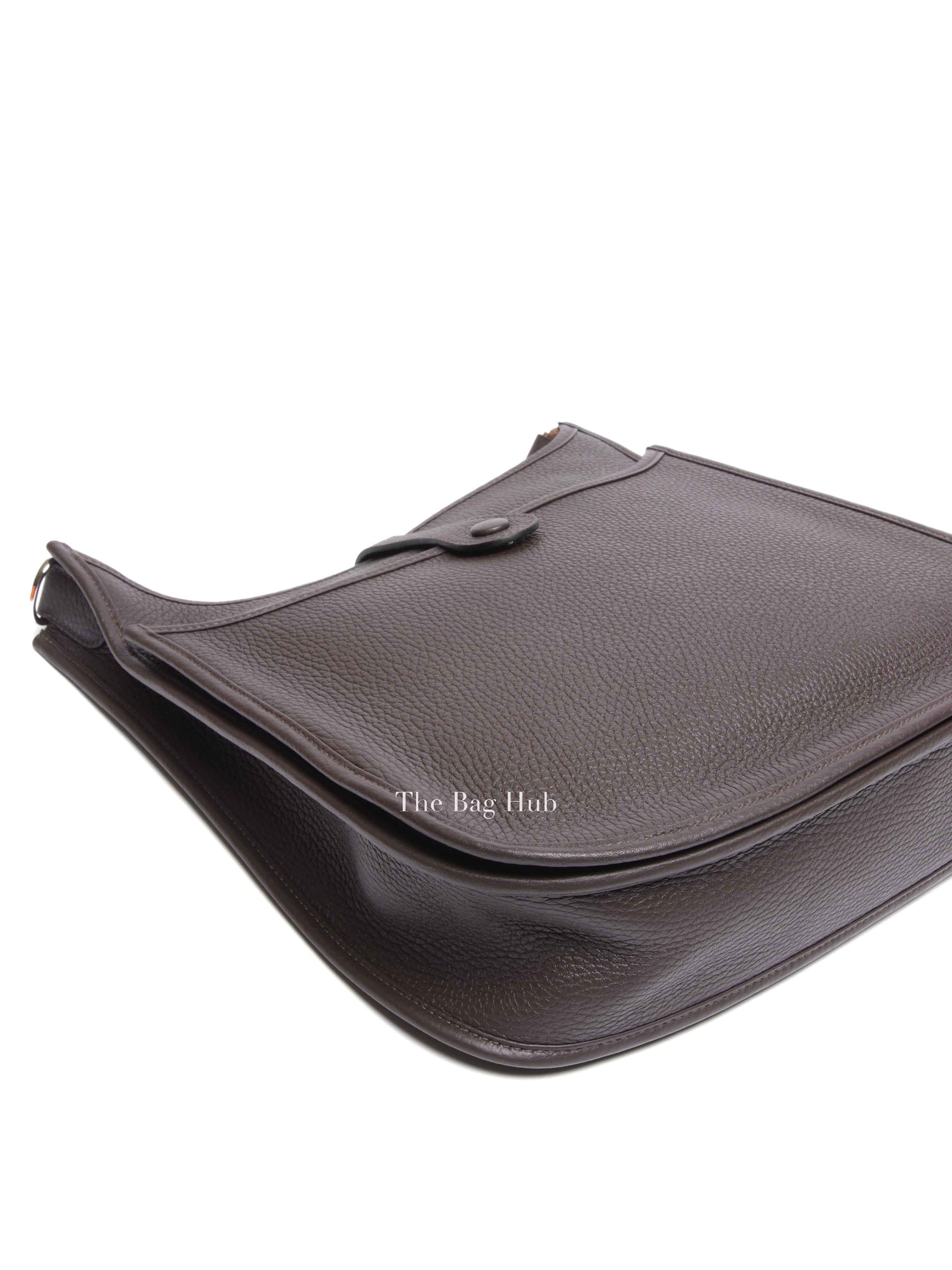 Hermes Ebene Taurillon Clemence Evelyne III PM 29 Bag PHW