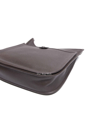Hermes Ebene Taurillon Clemence Evelyne III PM 29 Bag PHW