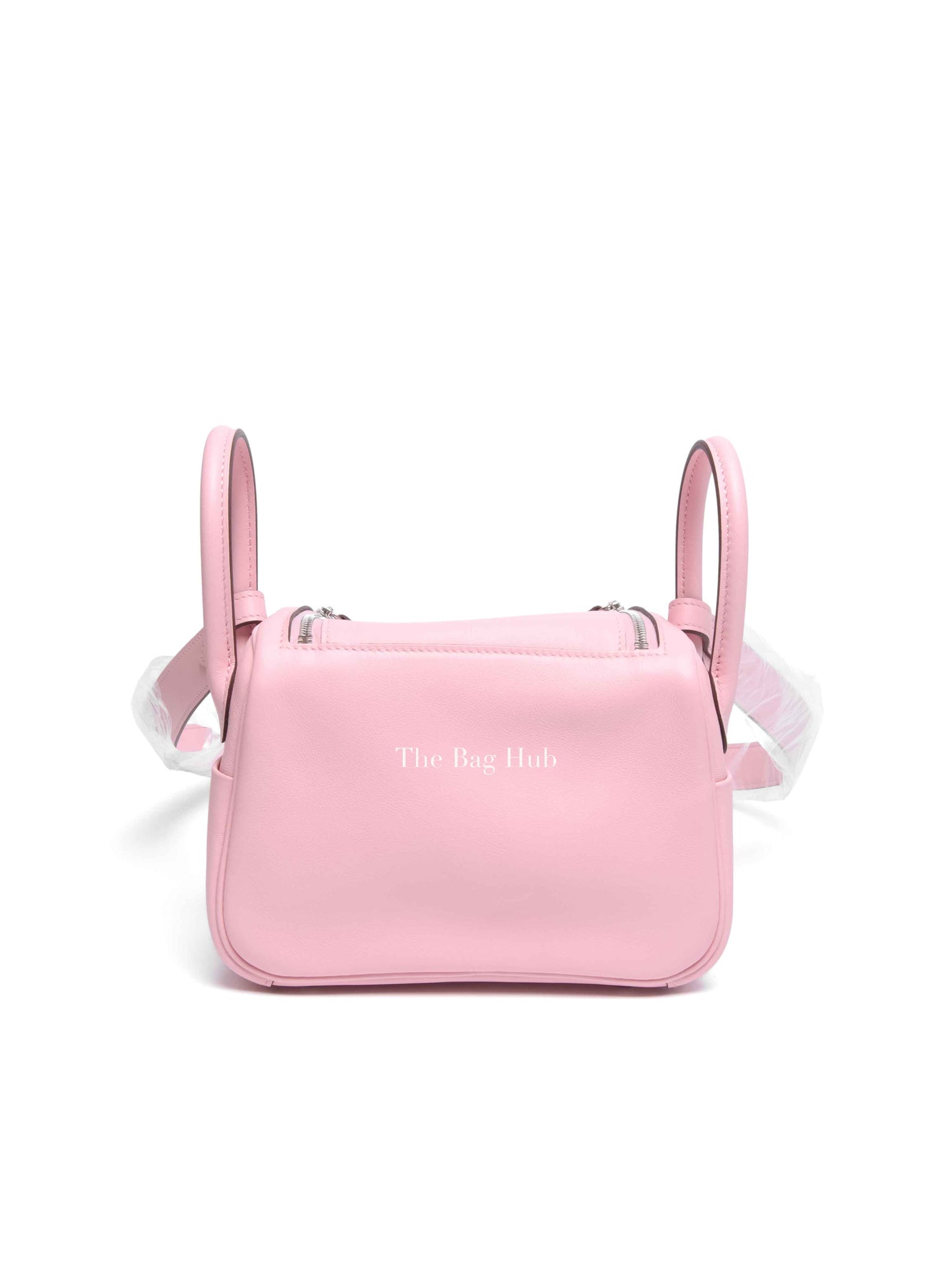 Hermes Rose Sakura Swift Mini Lindy Bag PHW