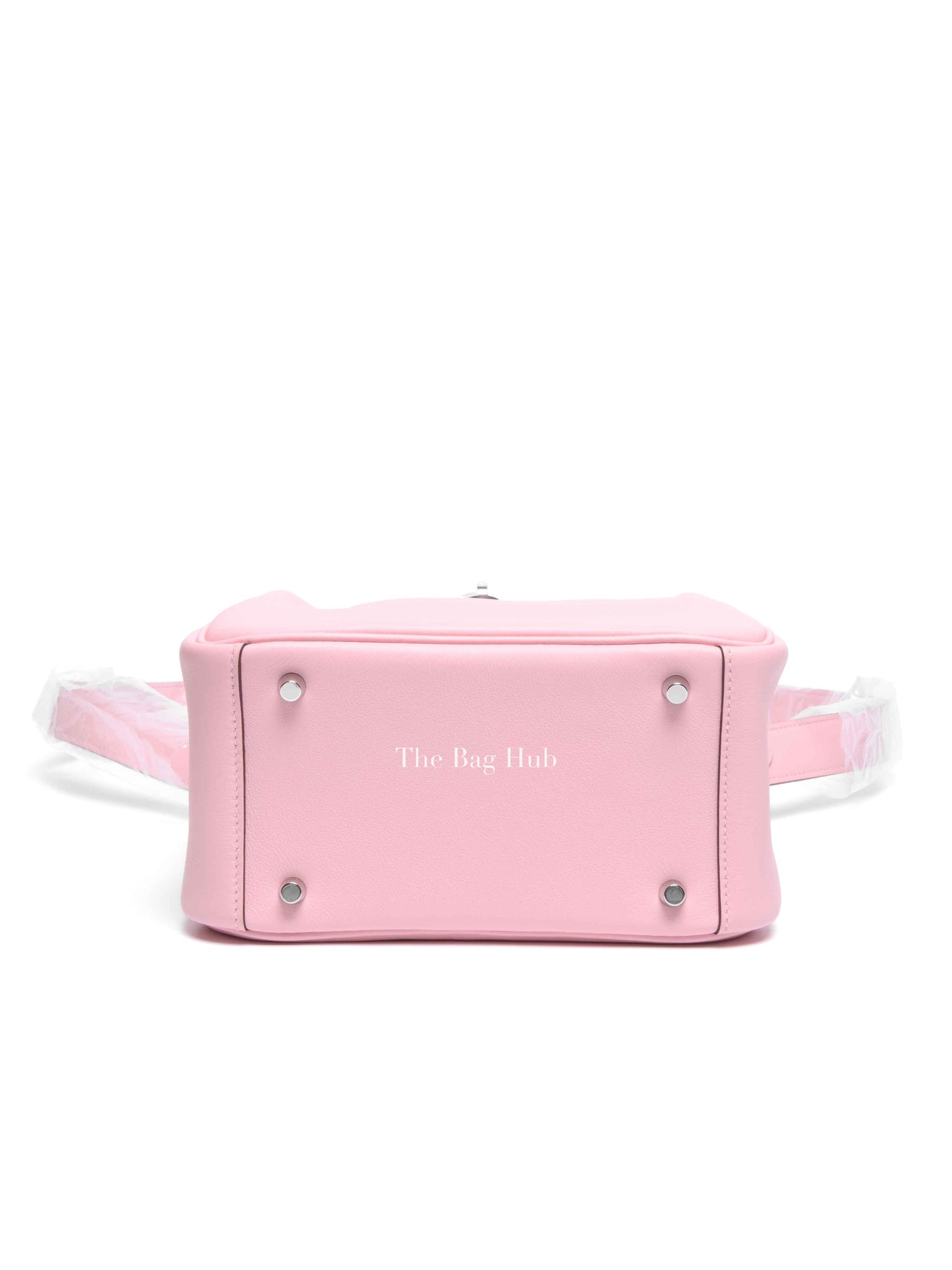 Hermes Rose Sakura Swift Mini Lindy Bag PHW