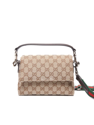 Gucci Brown GG Canvas Small Crossbody Bag