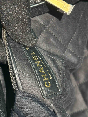 Chanel Black Caviar Quilted Small 22 Shoulder Bag GHW