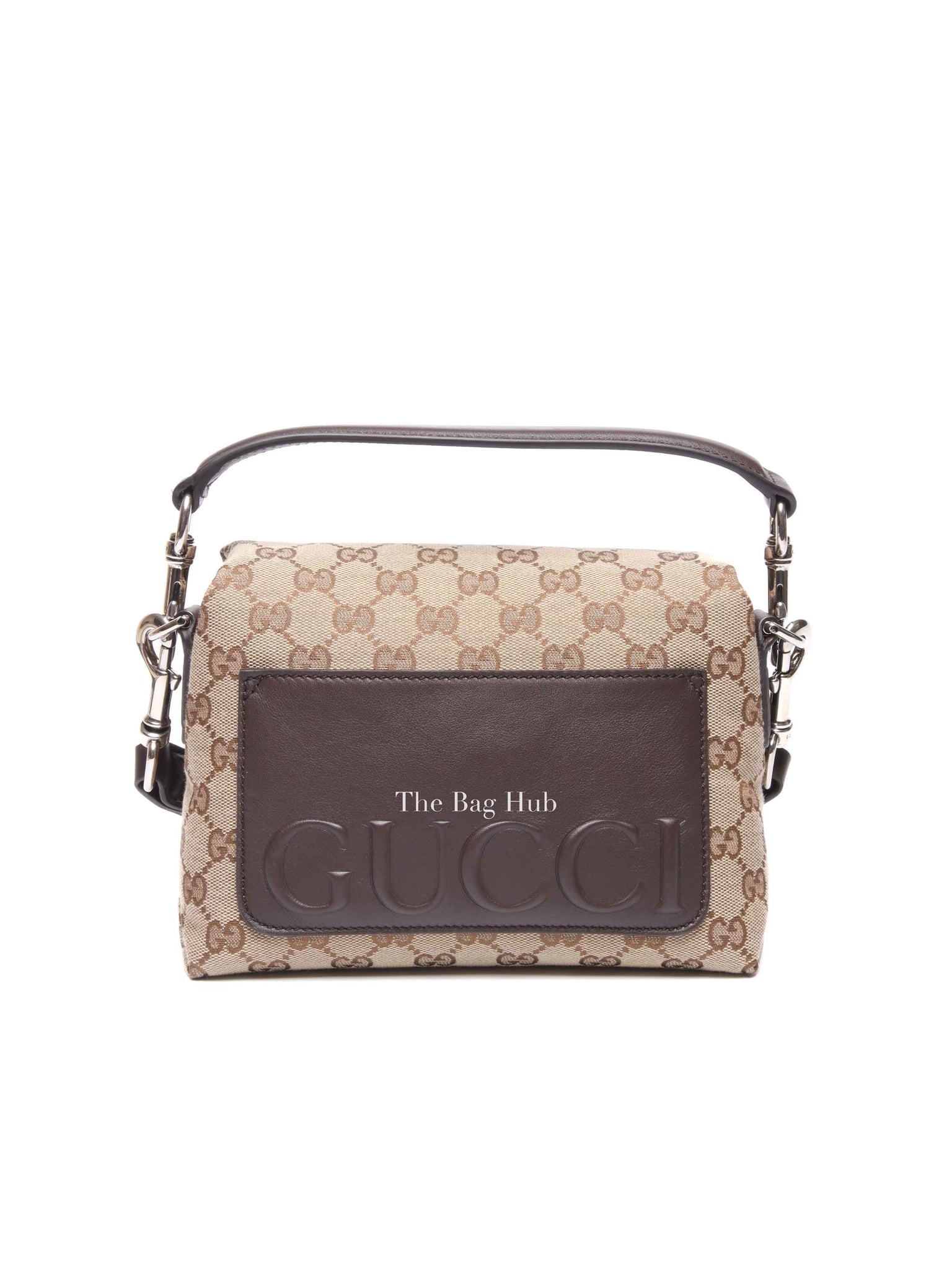 Gucci Brown GG Canvas Small Crossbody Bag
