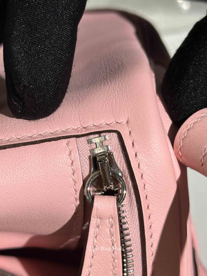 Hermes Rose Sakura Swift Mini Lindy Bag PHW