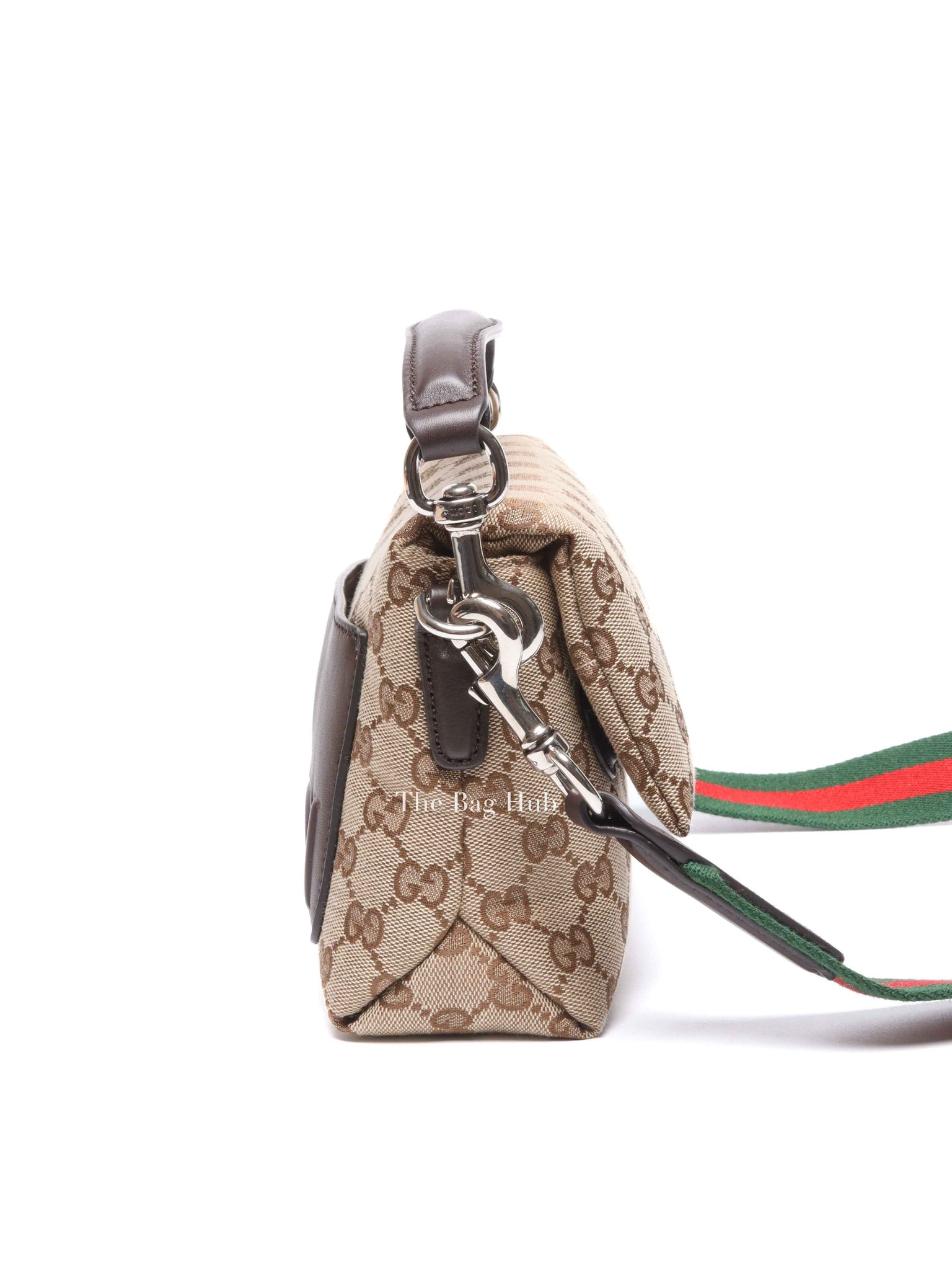 Gucci Brown GG Canvas Small Crossbody Bag