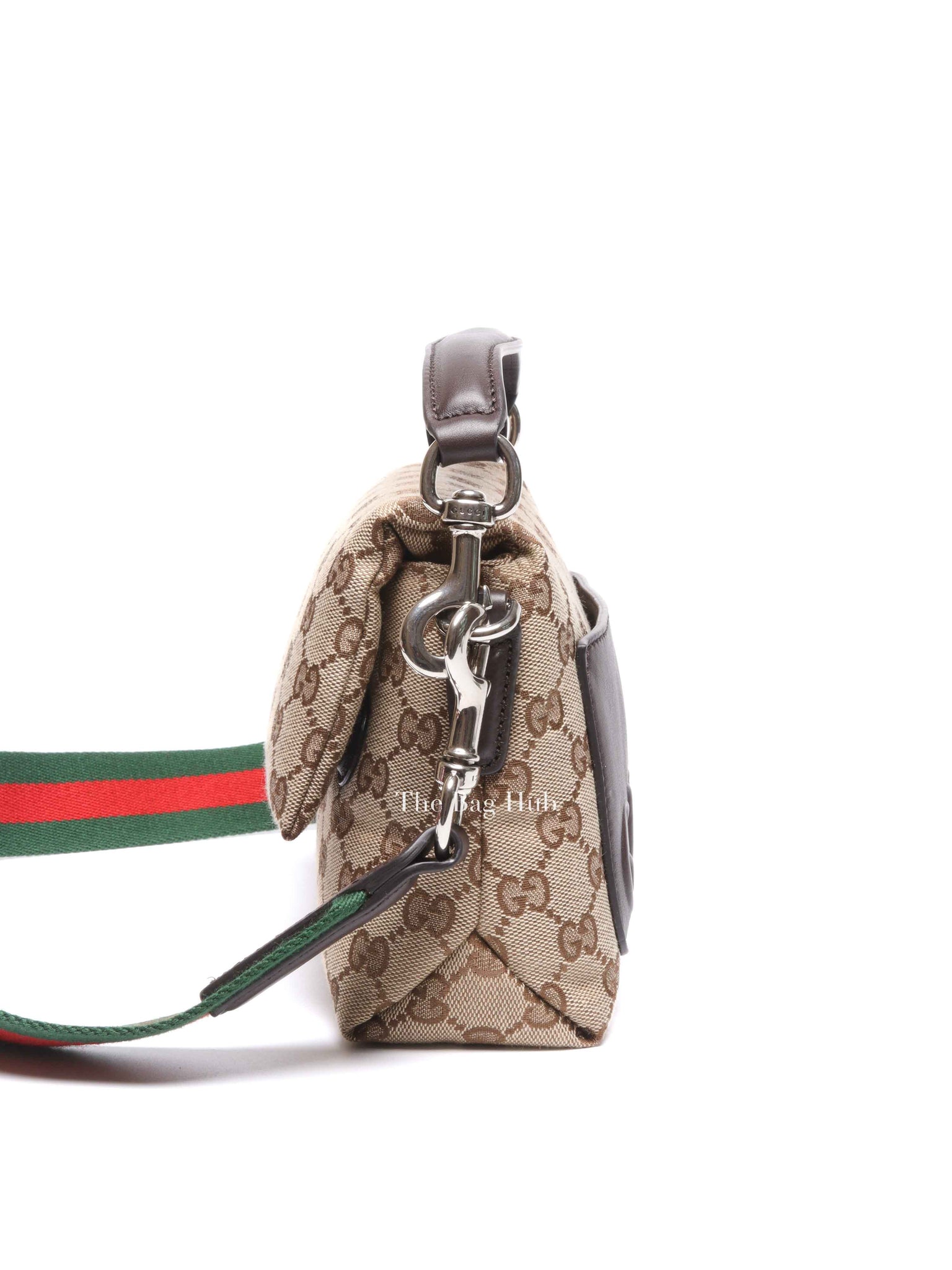 Gucci Brown GG Canvas Small Crossbody Bag