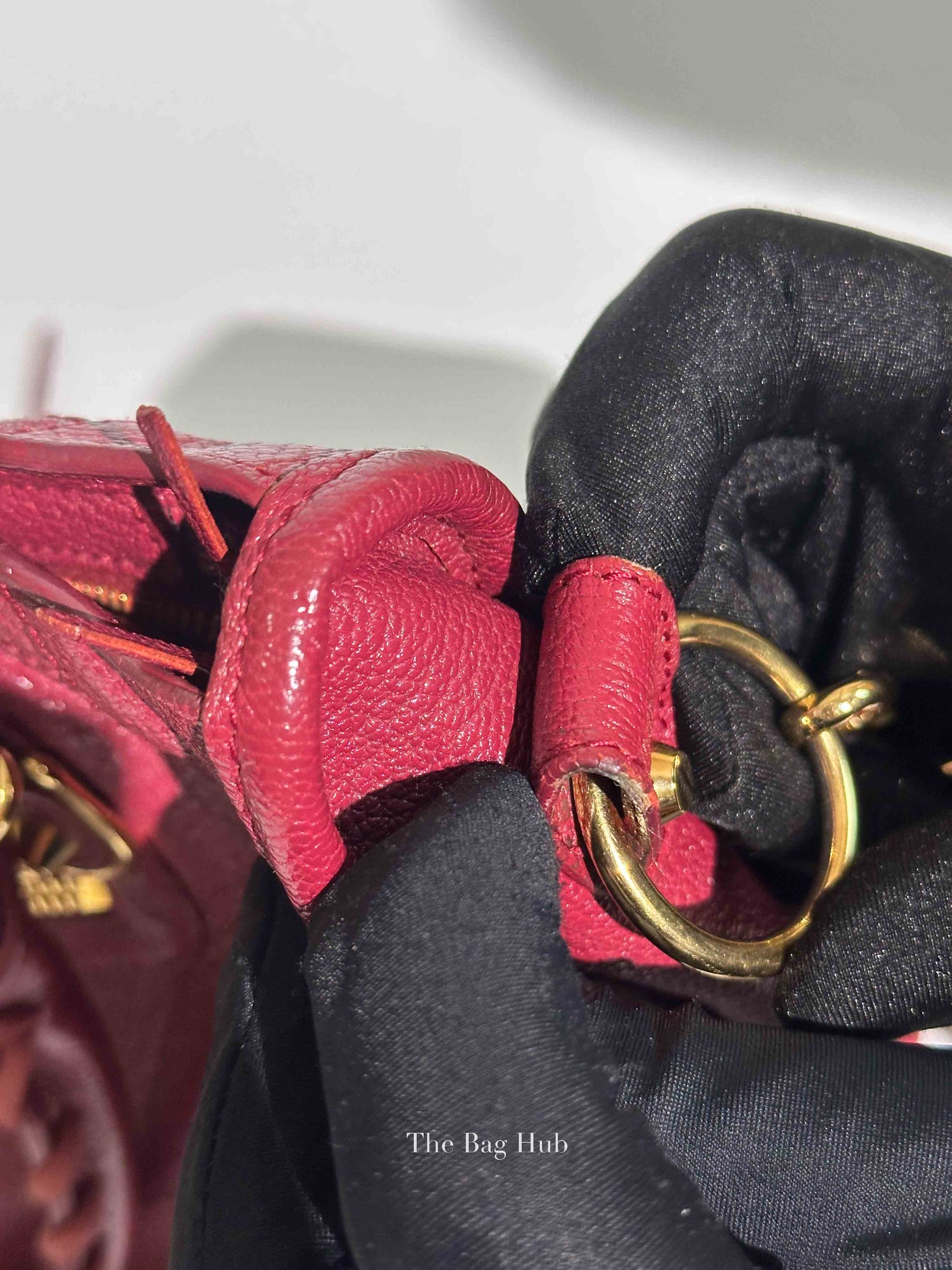 Balenciaga Burgundy Chevre Small Metallic City Edge Bag GHW