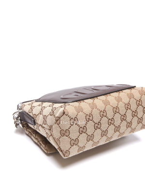 Gucci Brown GG Canvas Small Crossbody Bag