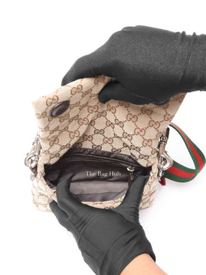 Gucci Brown GG Canvas Small Crossbody Bag