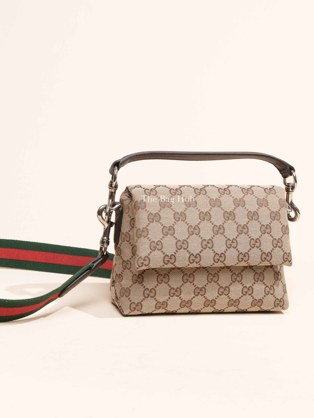 Gucci Brown GG Canvas Small Crossbody Bag