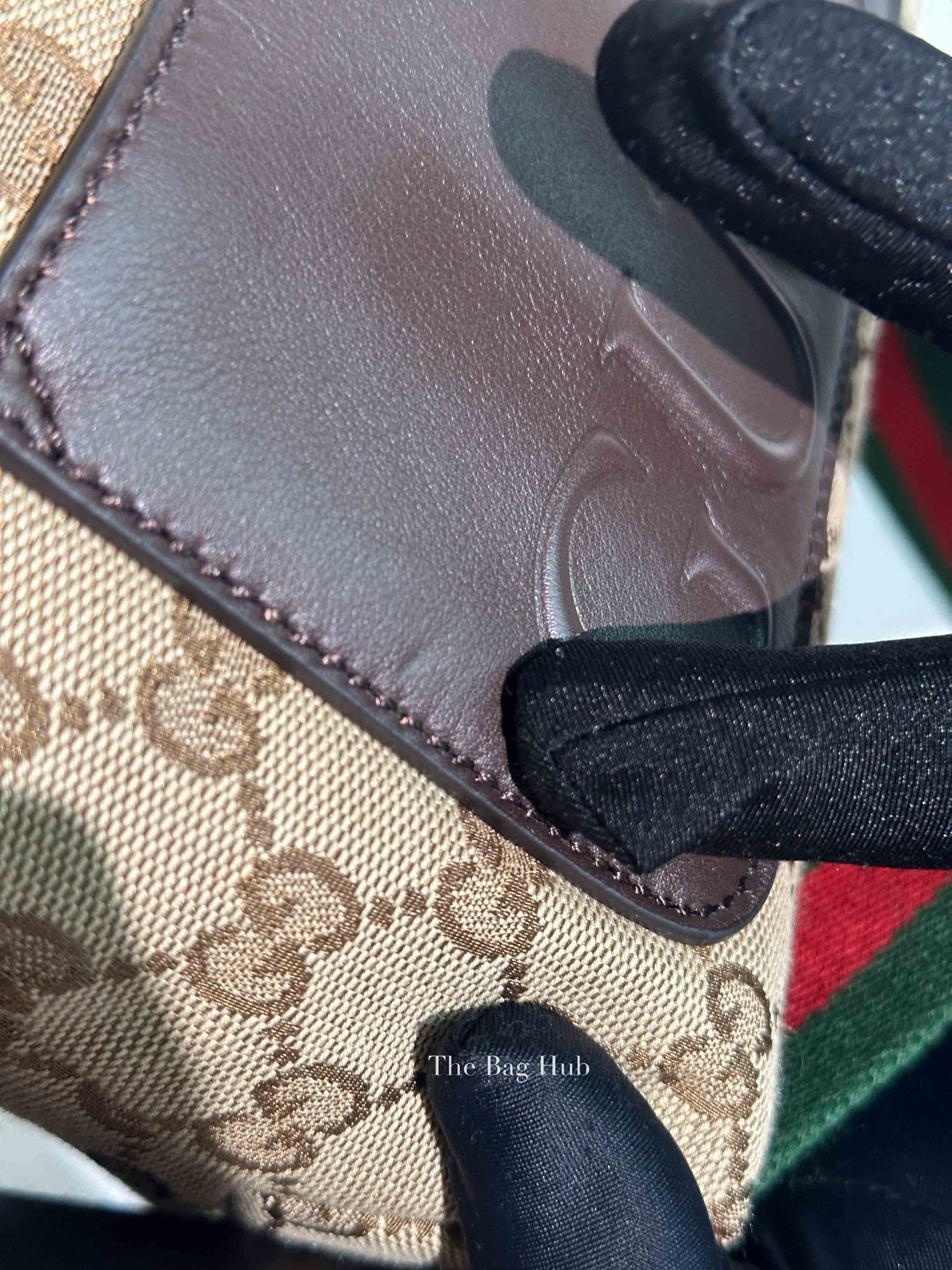 Gucci Brown GG Canvas Small Crossbody Bag