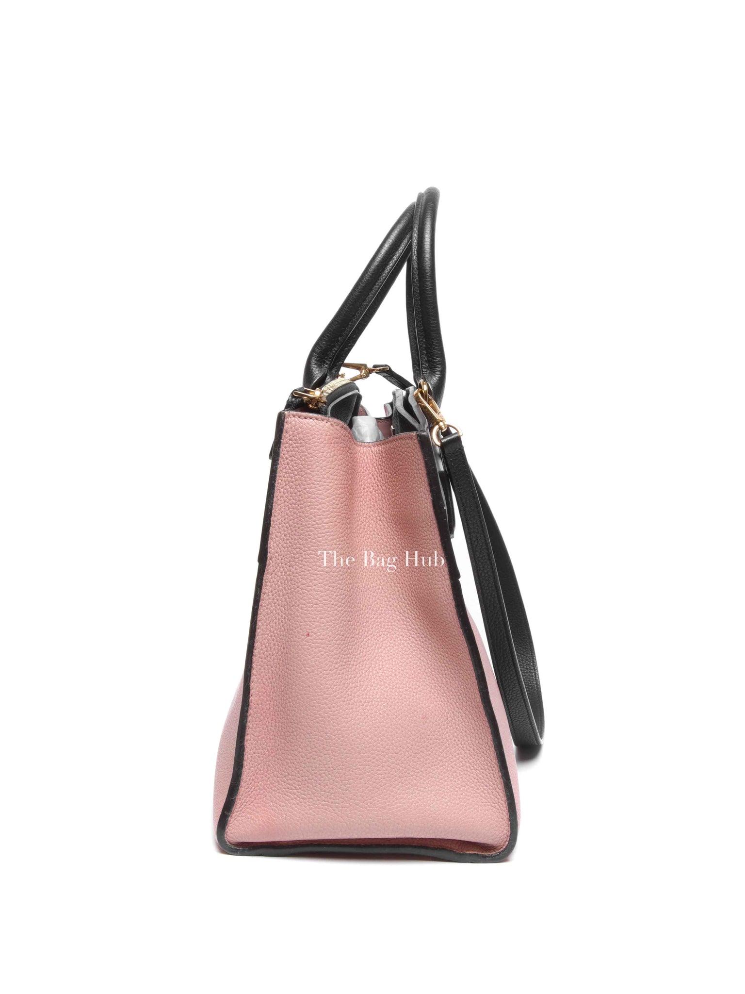 Louis Vuitton Pink/Black Taurillon City Steamer MM Magnolia Bag