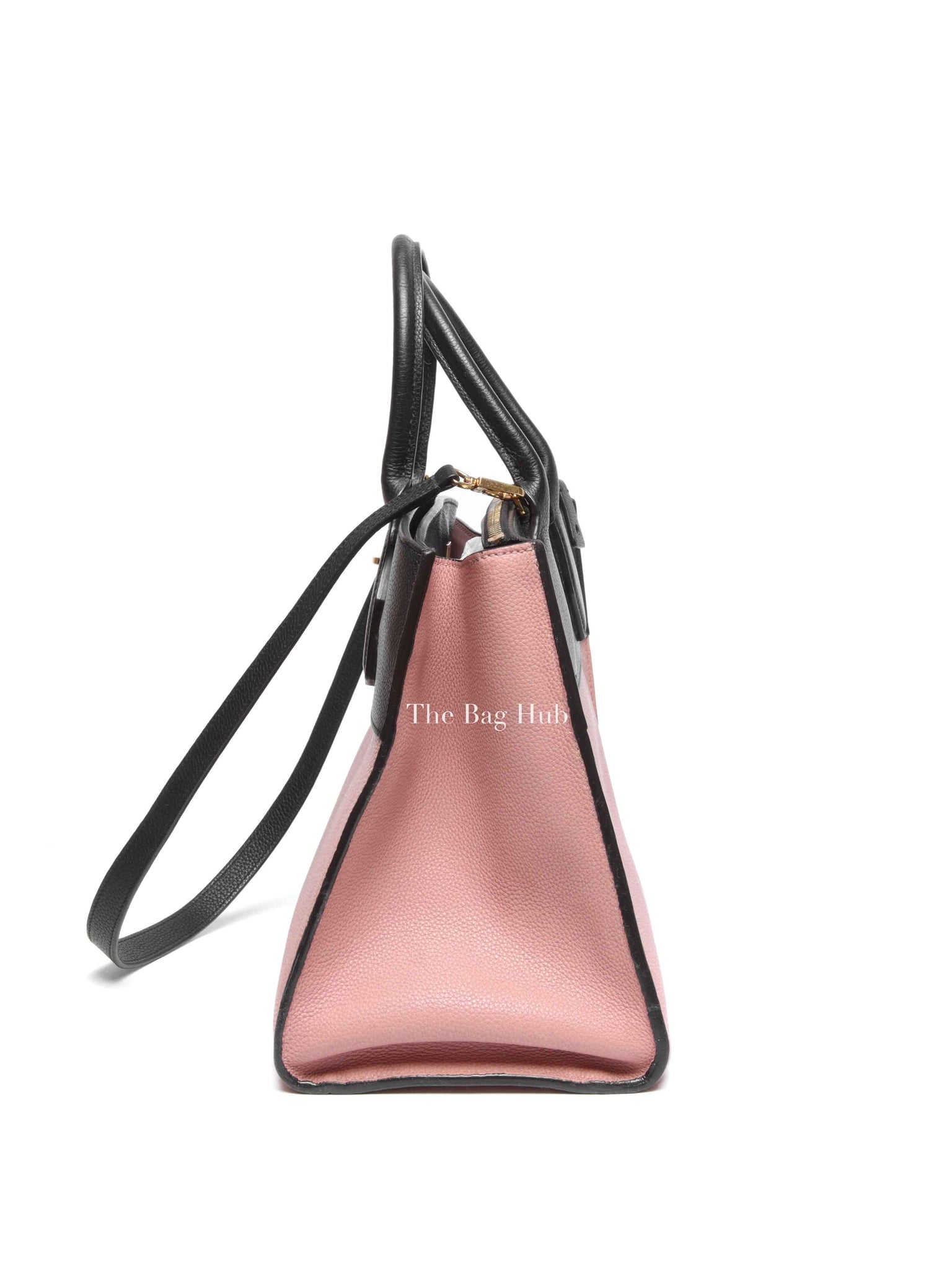 Louis Vuitton Pink/Black Taurillon City Steamer MM Magnolia Bag