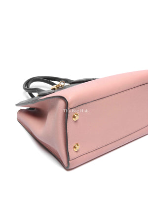 Louis Vuitton Pink/Black Taurillon City Steamer MM Magnolia Bag