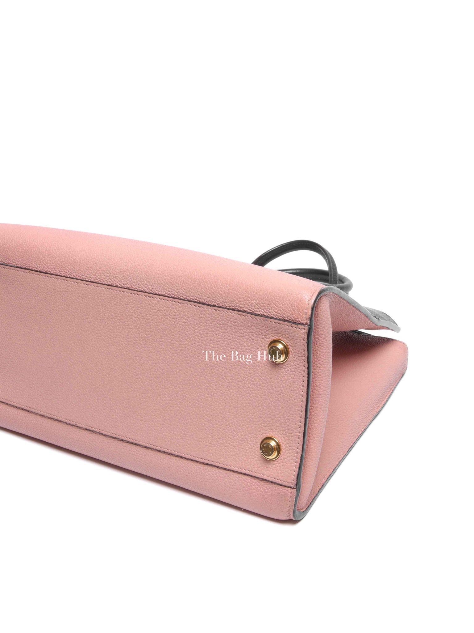 Louis Vuitton Pink/Black Taurillon City Steamer MM Magnolia Bag