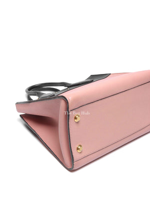 Louis Vuitton Pink/Black Taurillon City Steamer MM Magnolia Bag