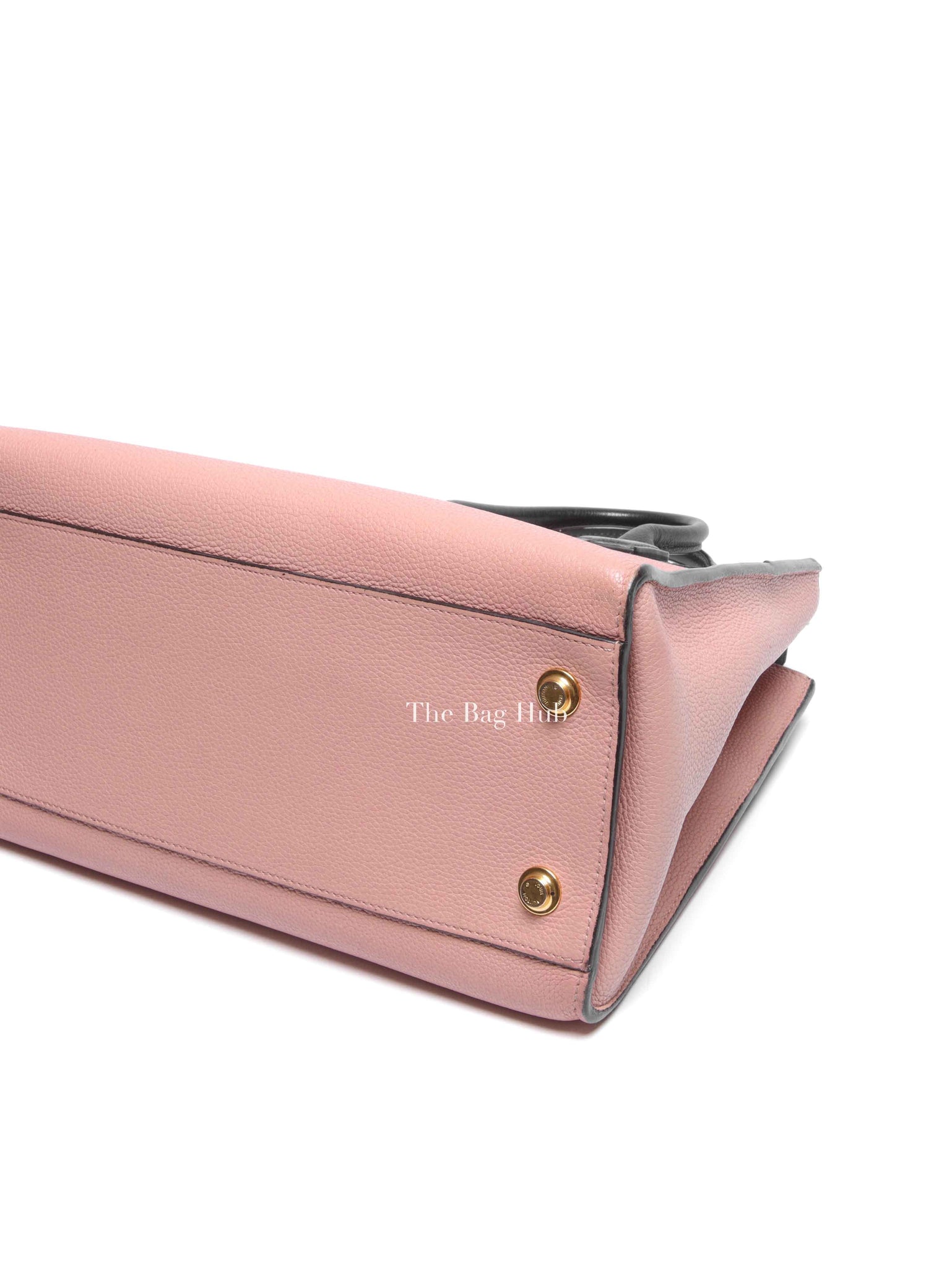 Louis Vuitton Pink/Black Taurillon City Steamer MM Magnolia Bag