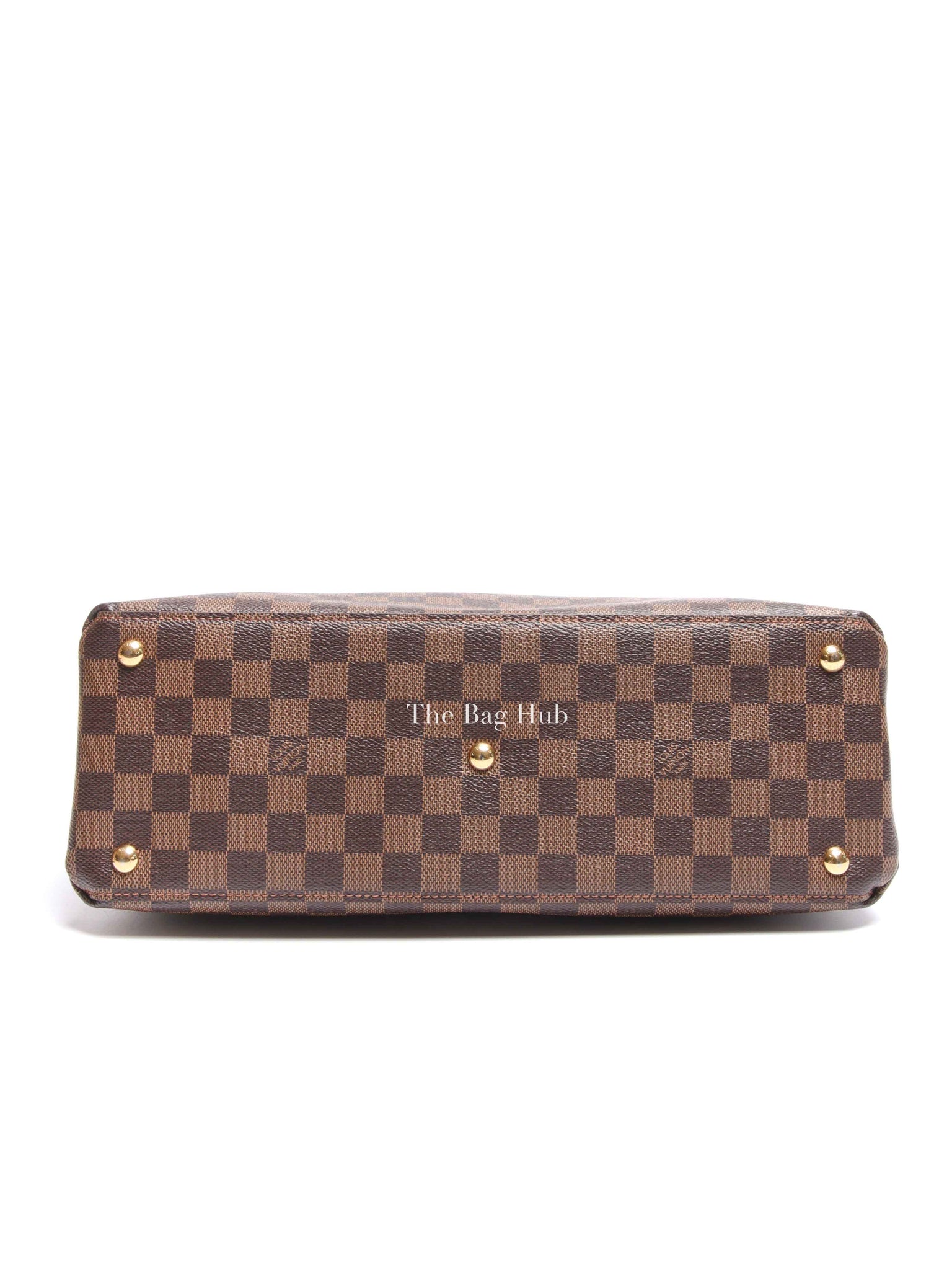 Louis Vuitton Red/Brown Damier Ebene Riverside Crossbody Tote Bag