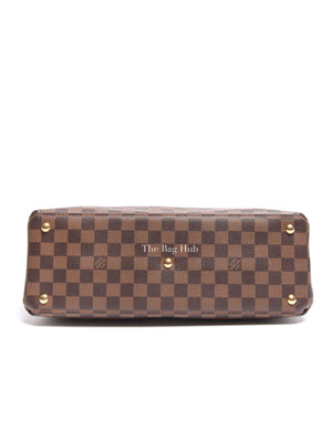 Louis Vuitton Red/Brown Damier Ebene Riverside Crossbody Tote Bag