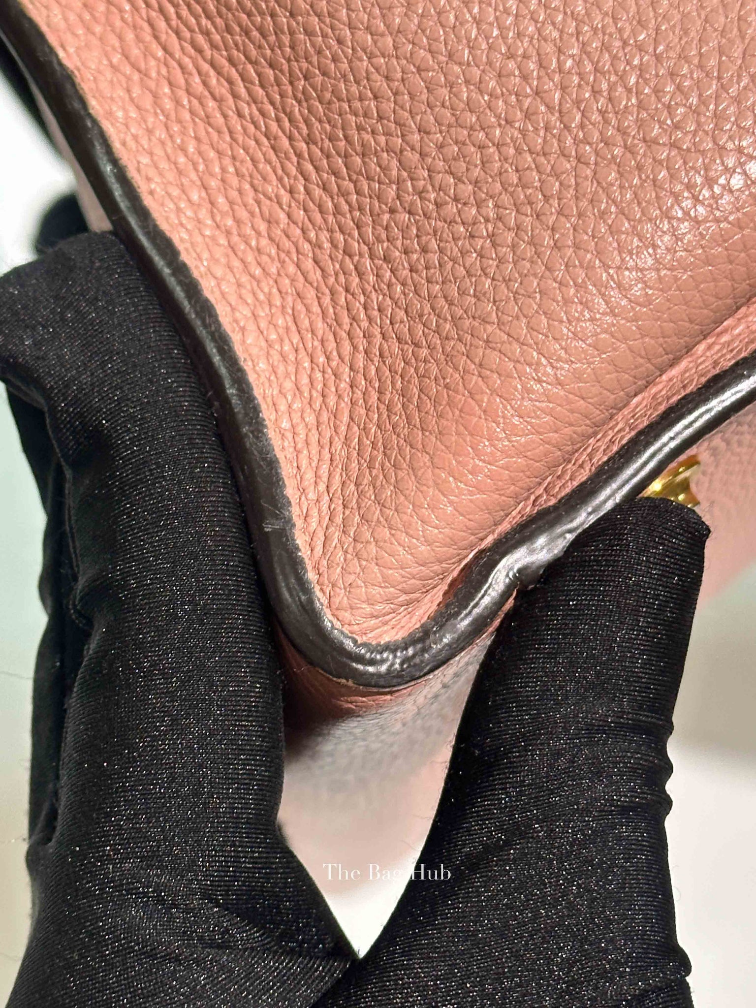 Louis Vuitton Pink/Black Taurillon City Steamer MM Magnolia Bag