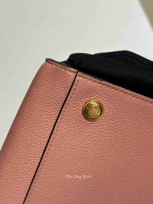 Louis Vuitton Pink/Black Taurillon City Steamer MM Magnolia Bag