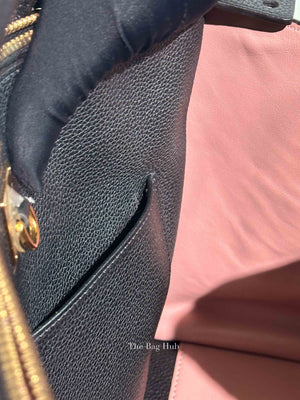 Louis Vuitton Pink/Black Taurillon City Steamer MM Magnolia Bag