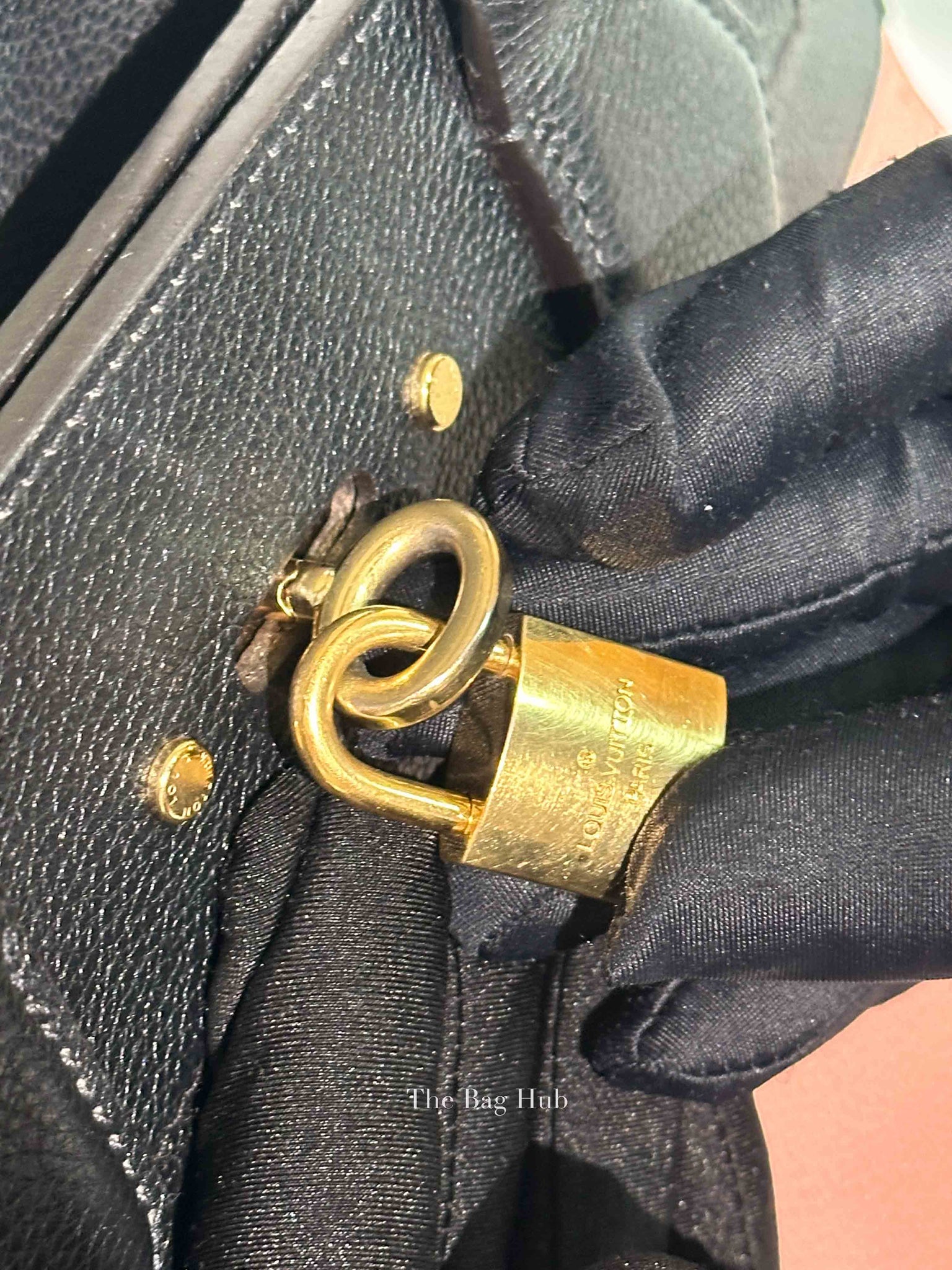 Louis Vuitton Pink/Black Taurillon City Steamer MM Magnolia Bag