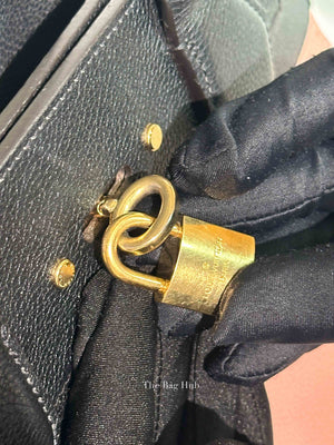 Louis Vuitton Pink/Black Taurillon City Steamer MM Magnolia Bag