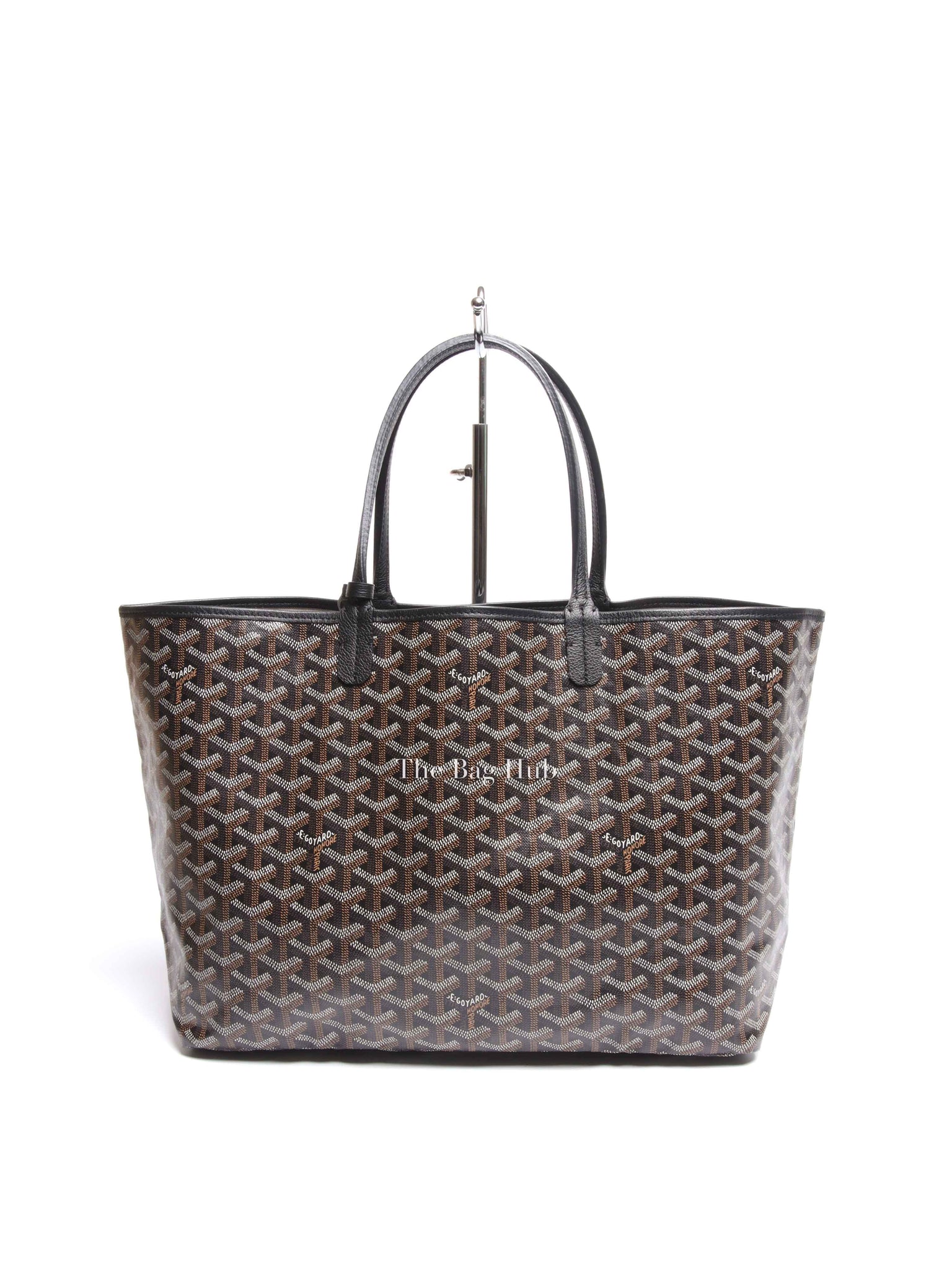 Goyard Black Canvas St. Louis PM Bag