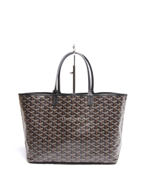 Goyard Black Canvas St. Louis PM Bag