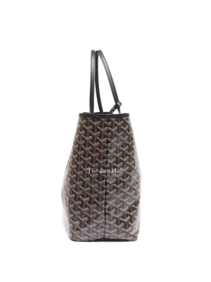 Goyard Black Canvas St. Louis PM Bag