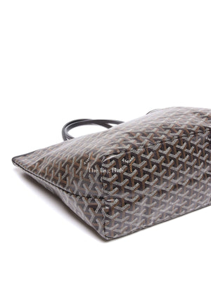 Goyard Black Canvas St. Louis PM Bag
