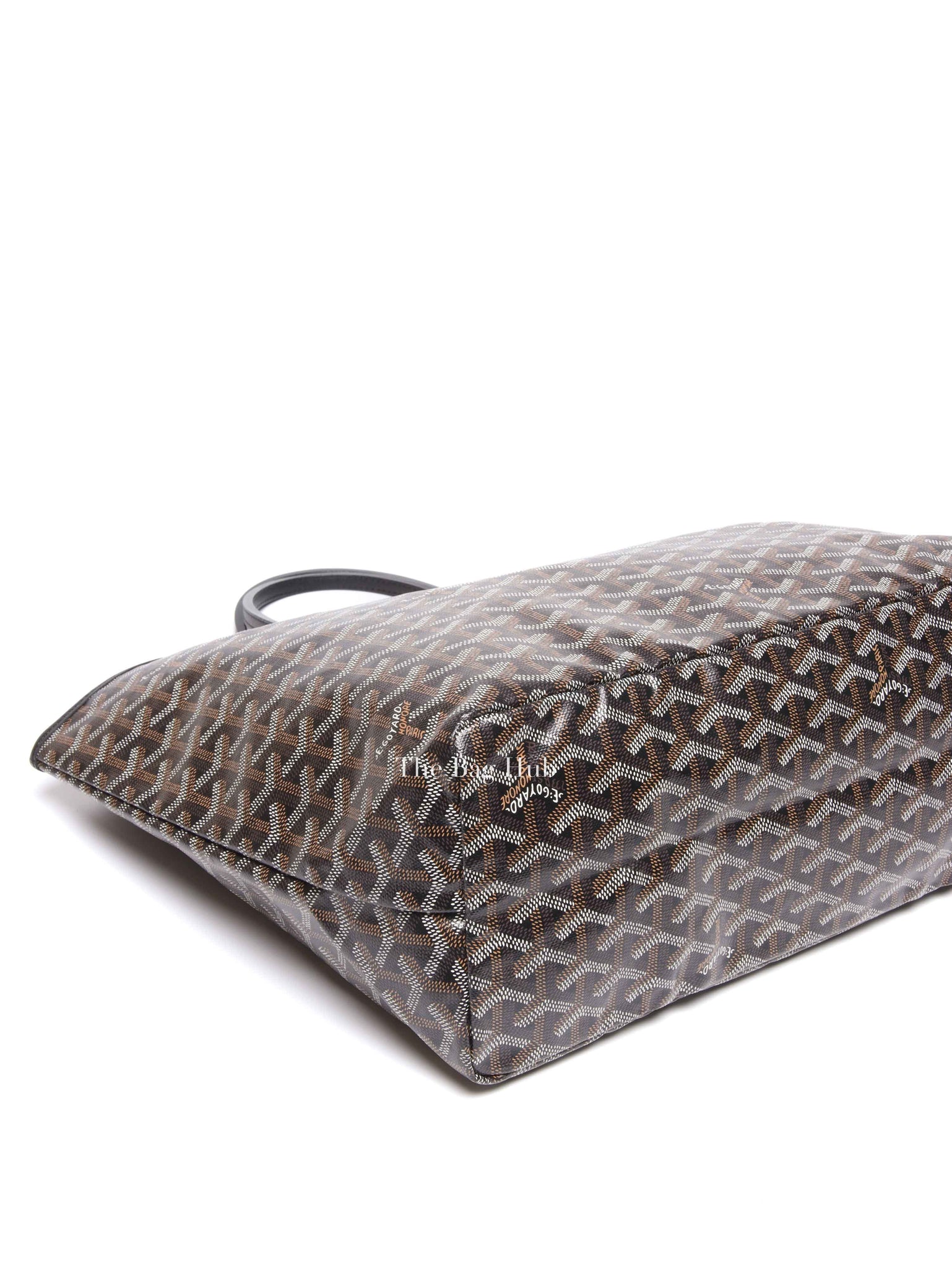 Goyard Black Canvas St. Louis PM Bag