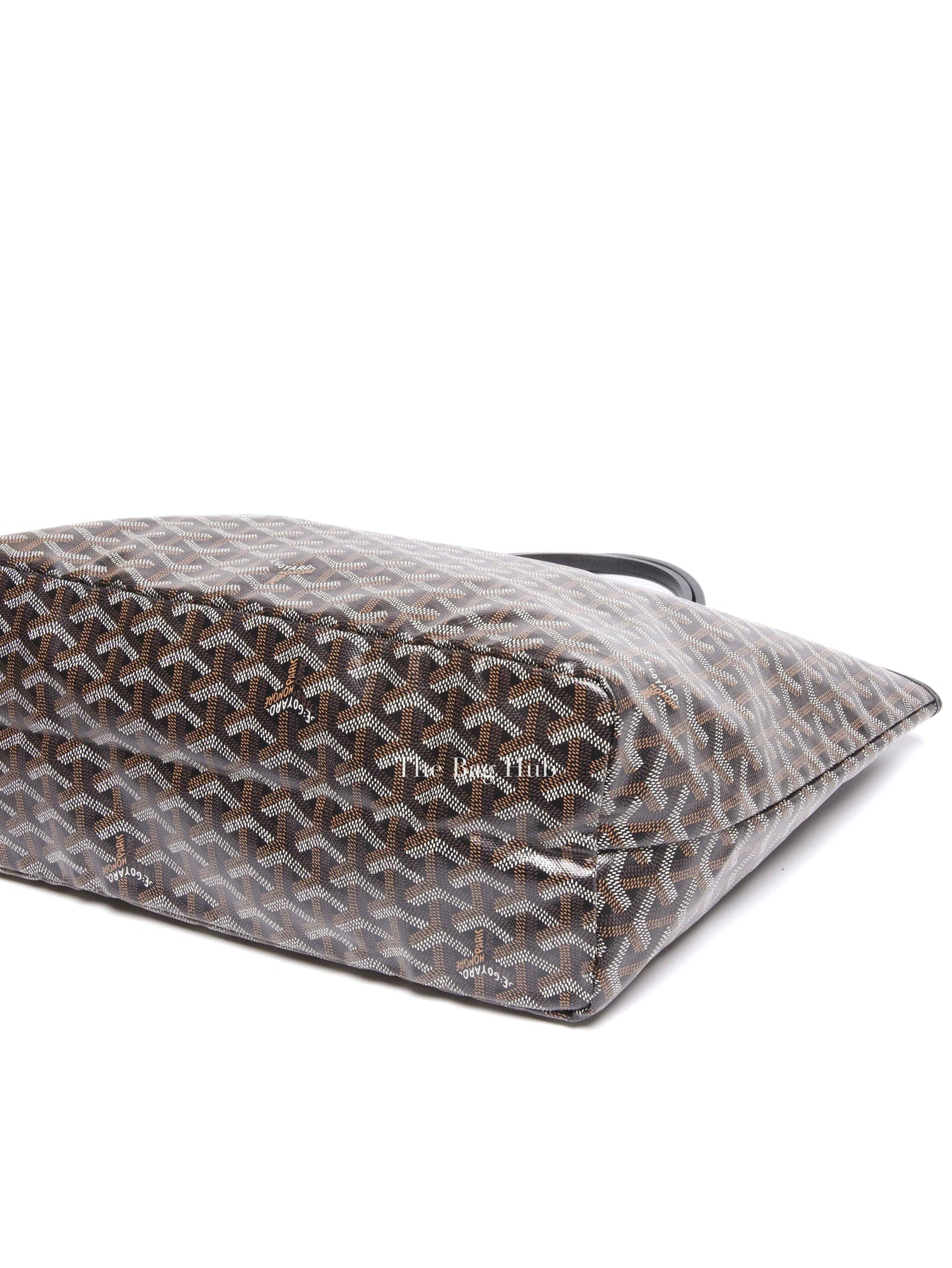 Goyard Black Canvas St. Louis PM Bag