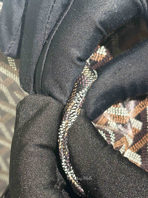 Goyard Black Canvas St. Louis PM Bag