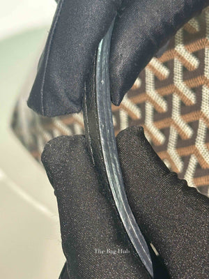 Goyard Black Canvas St. Louis PM Bag