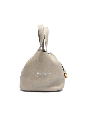 Hermes Etain Taurillon Clemence Picotin 22 Bag