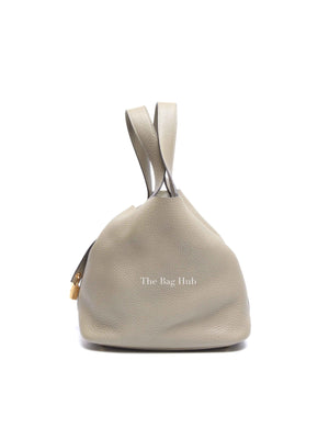 Hermes Etain Taurillon Clemence Picotin 22 Bag