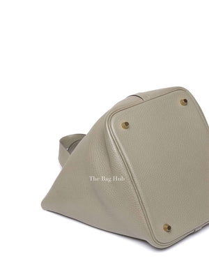 Hermes Etain Taurillon Clemence Picotin 22 Bag