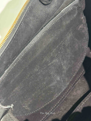 Chloe Black Leather Marcie Medium Clutch Bag with Shoulder Strap