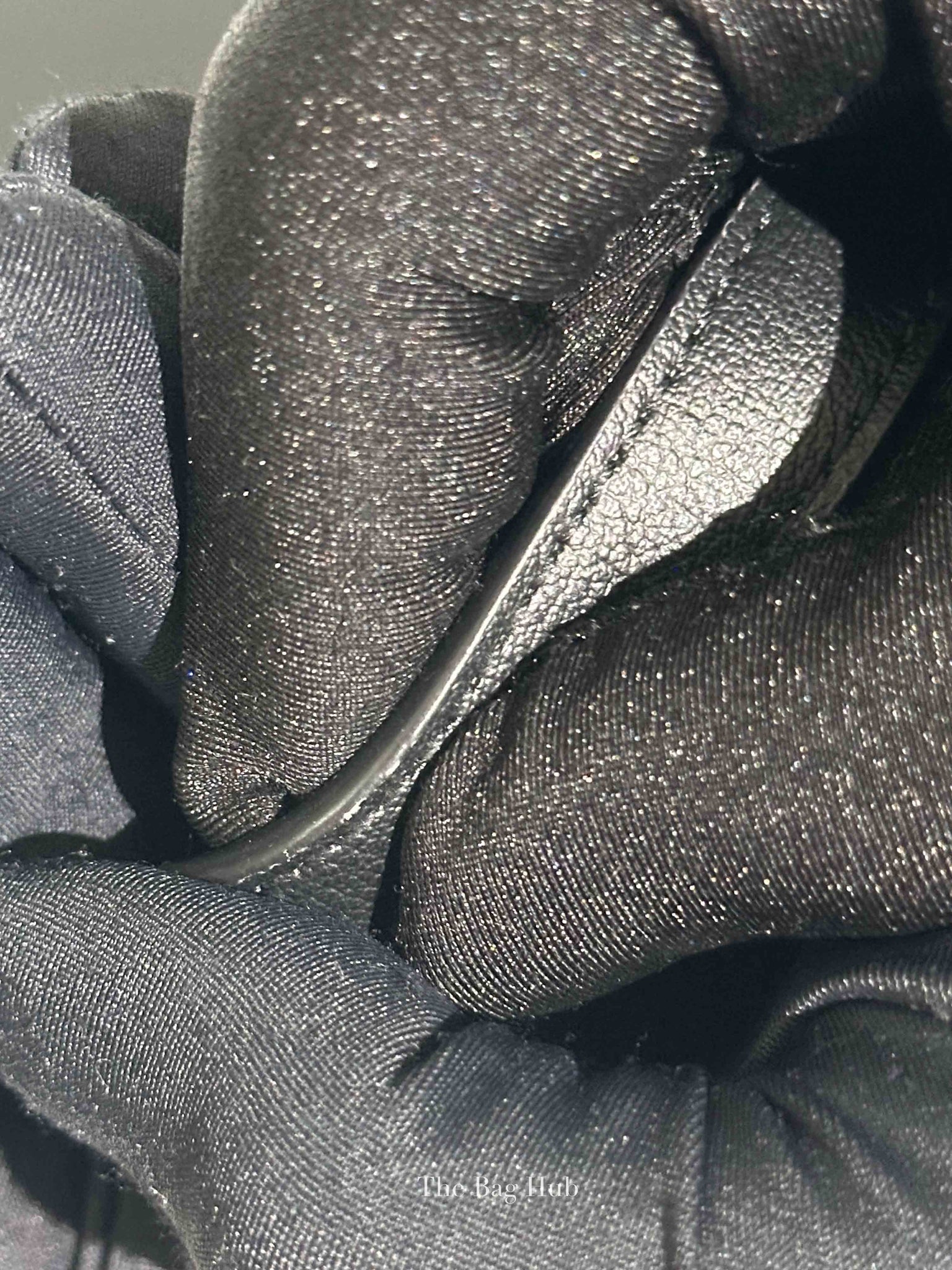 Saint Laurent Black Leather Supple North/South Tote Bag