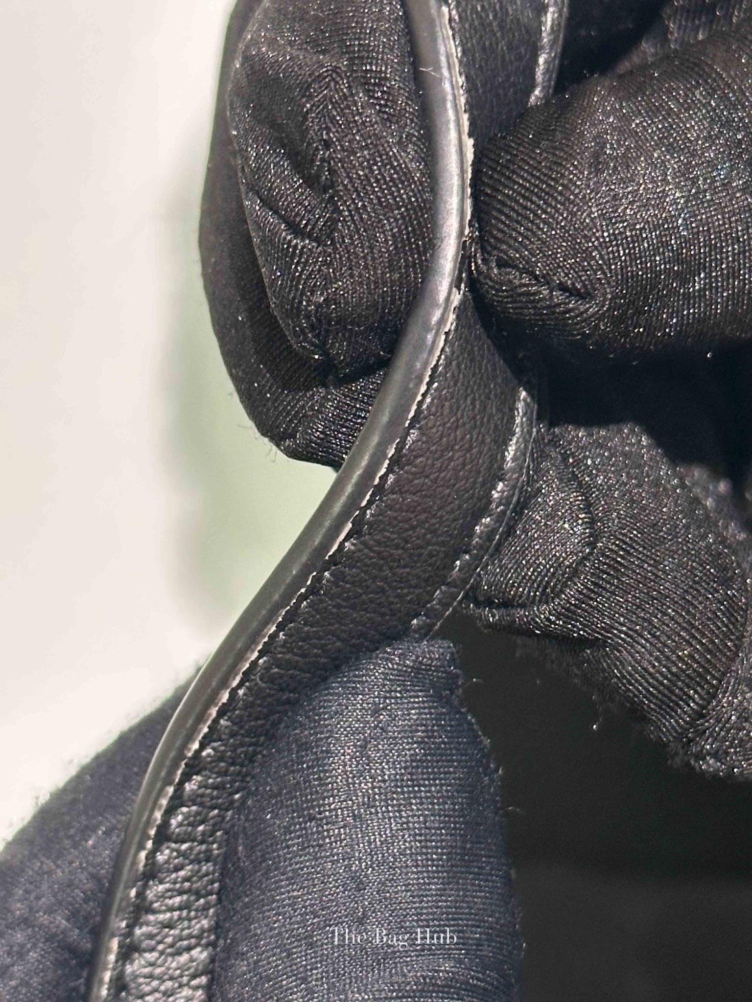 Saint Laurent Black Leather Supple North/South Tote Bag
