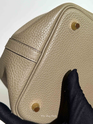 Hermes Etain Taurillon Clemence Picotin 22 Bag