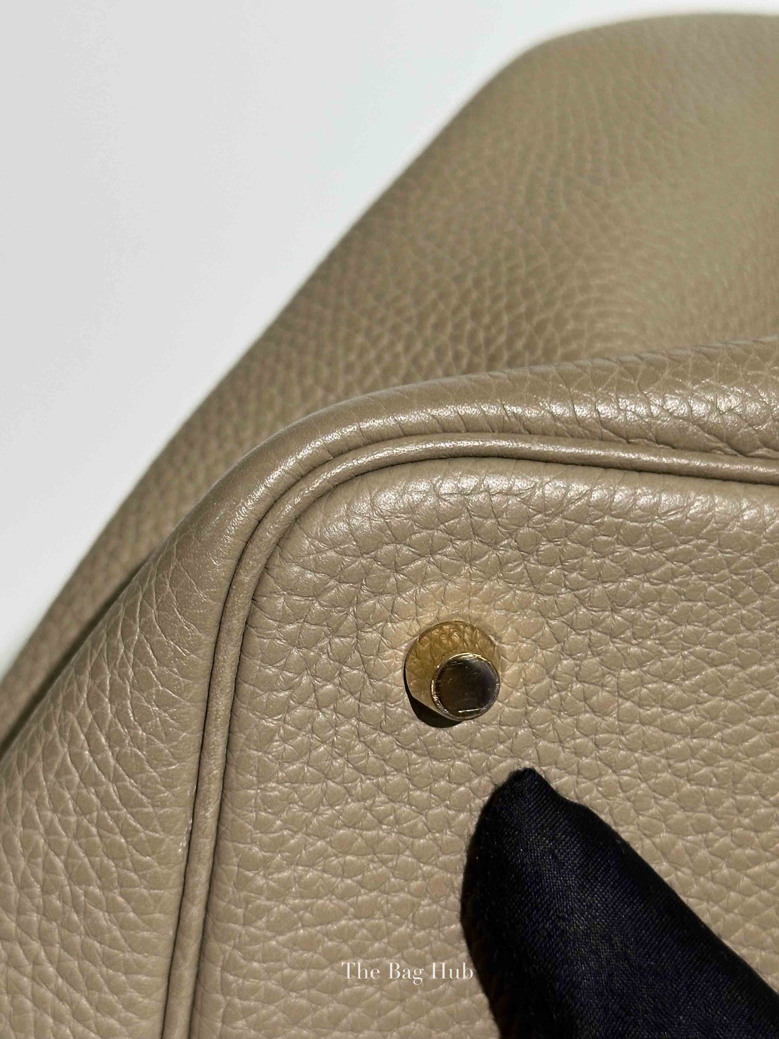 Hermes Etain Taurillon Clemence Picotin 22 Bag