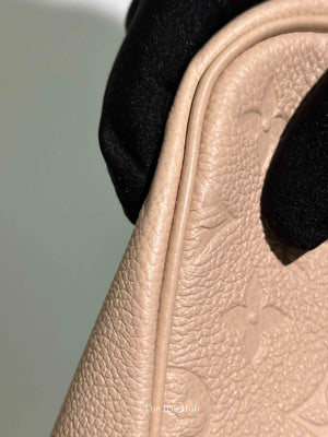 Louis Vuitton Sand Monogram Empreinte Leather Neverfull MM Tote Bag