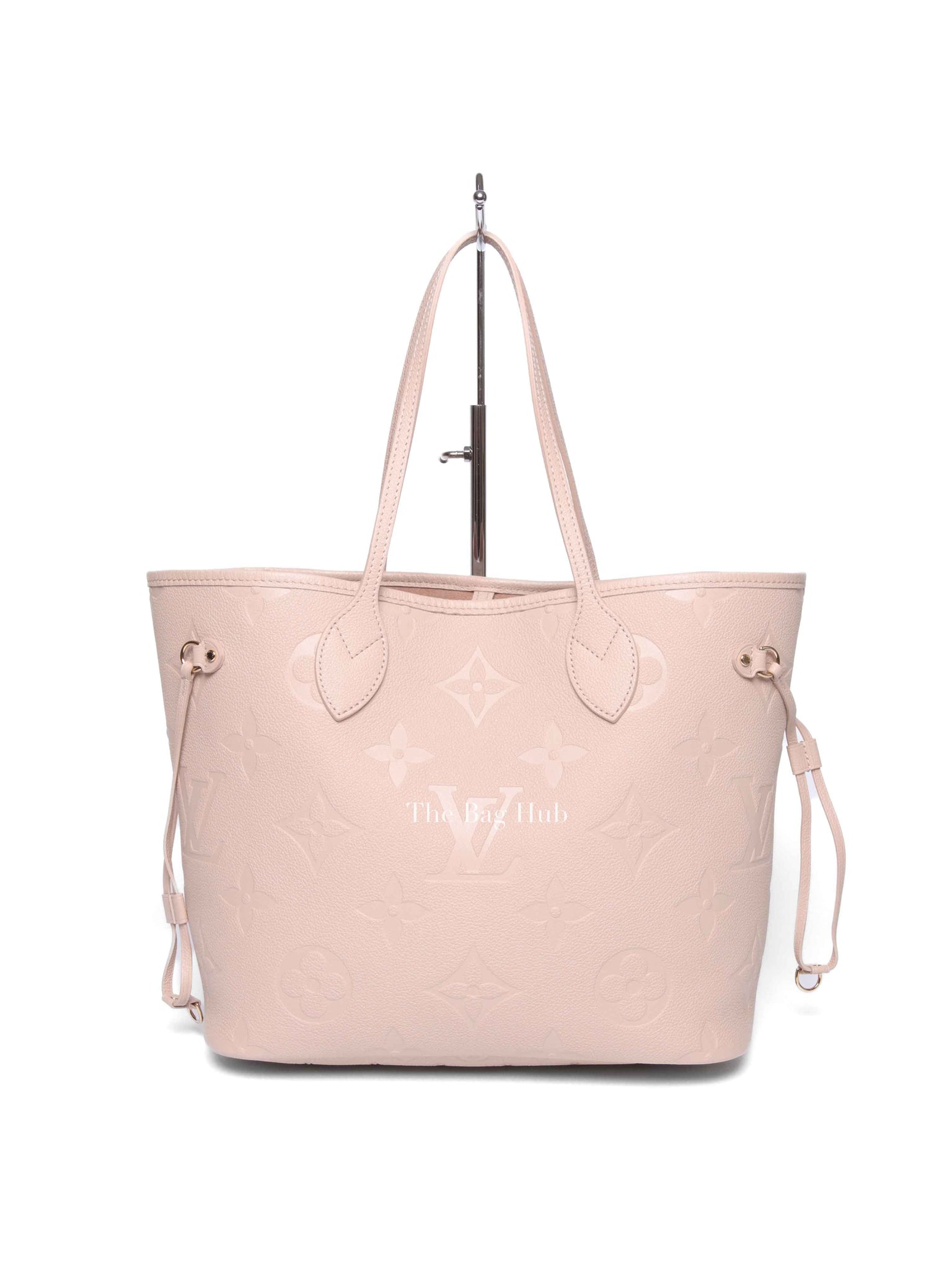 Louis Vuitton Sand Monogram Empreinte Leather Neverfull MM Tote Bag