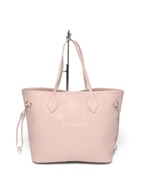 Louis Vuitton Sand Monogram Empreinte Leather Neverfull MM Tote Bag