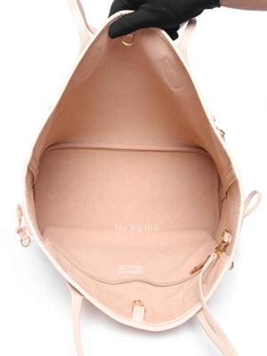 Louis Vuitton Sand Monogram Empreinte Leather Neverfull MM Tote Bag
